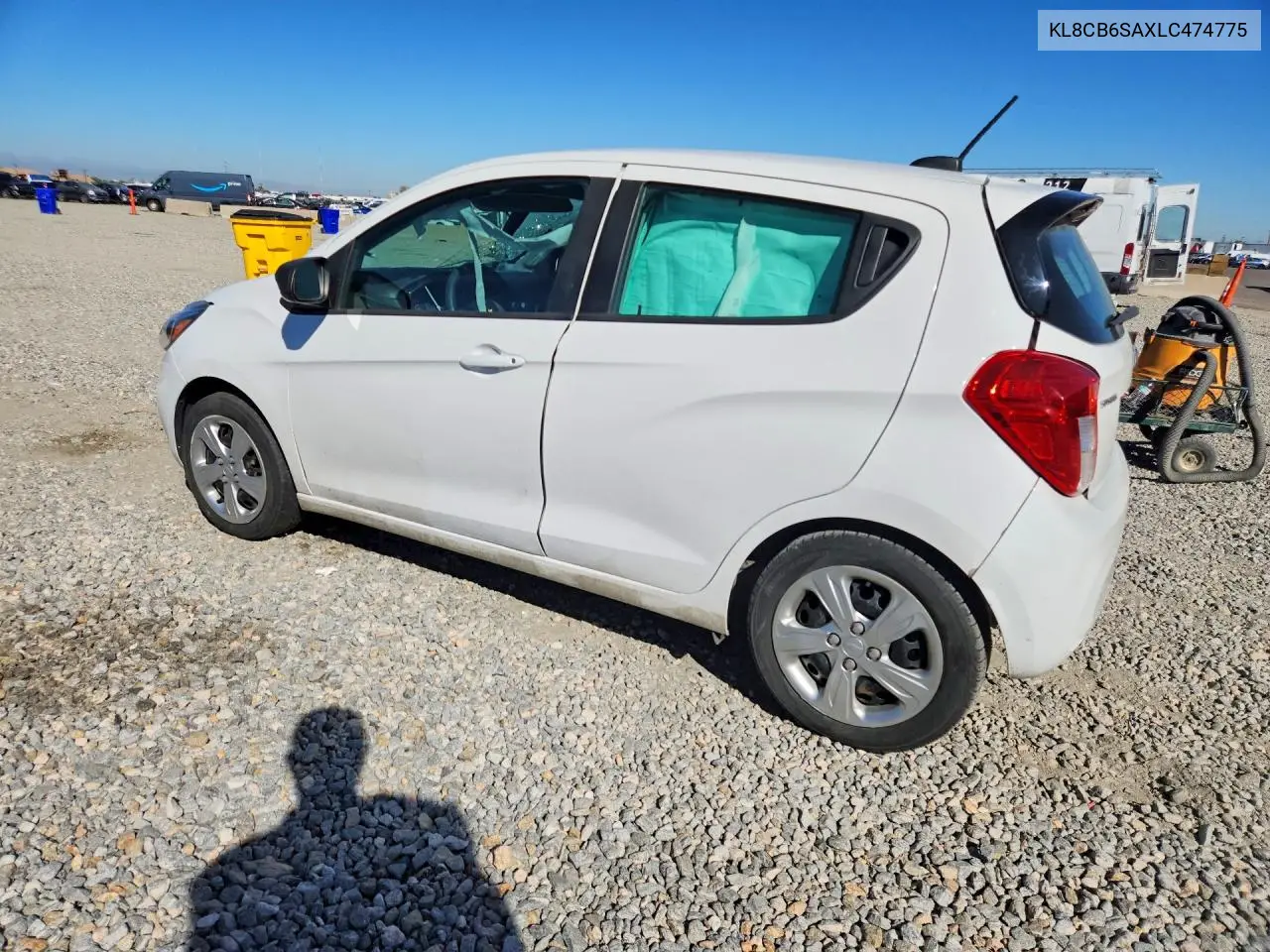 2020 CHEVROLET SPARK VIN KL8CB6SAXLC474775 — фото 2