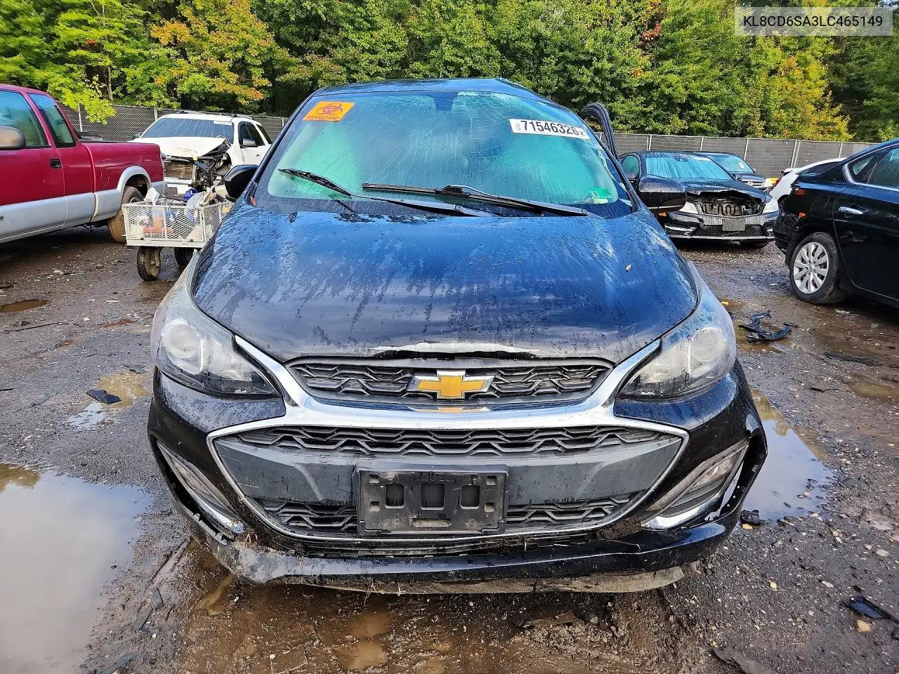 2020 CHEVROLET SPARK VIN KL8CD6SA3LC465149 — фото 5