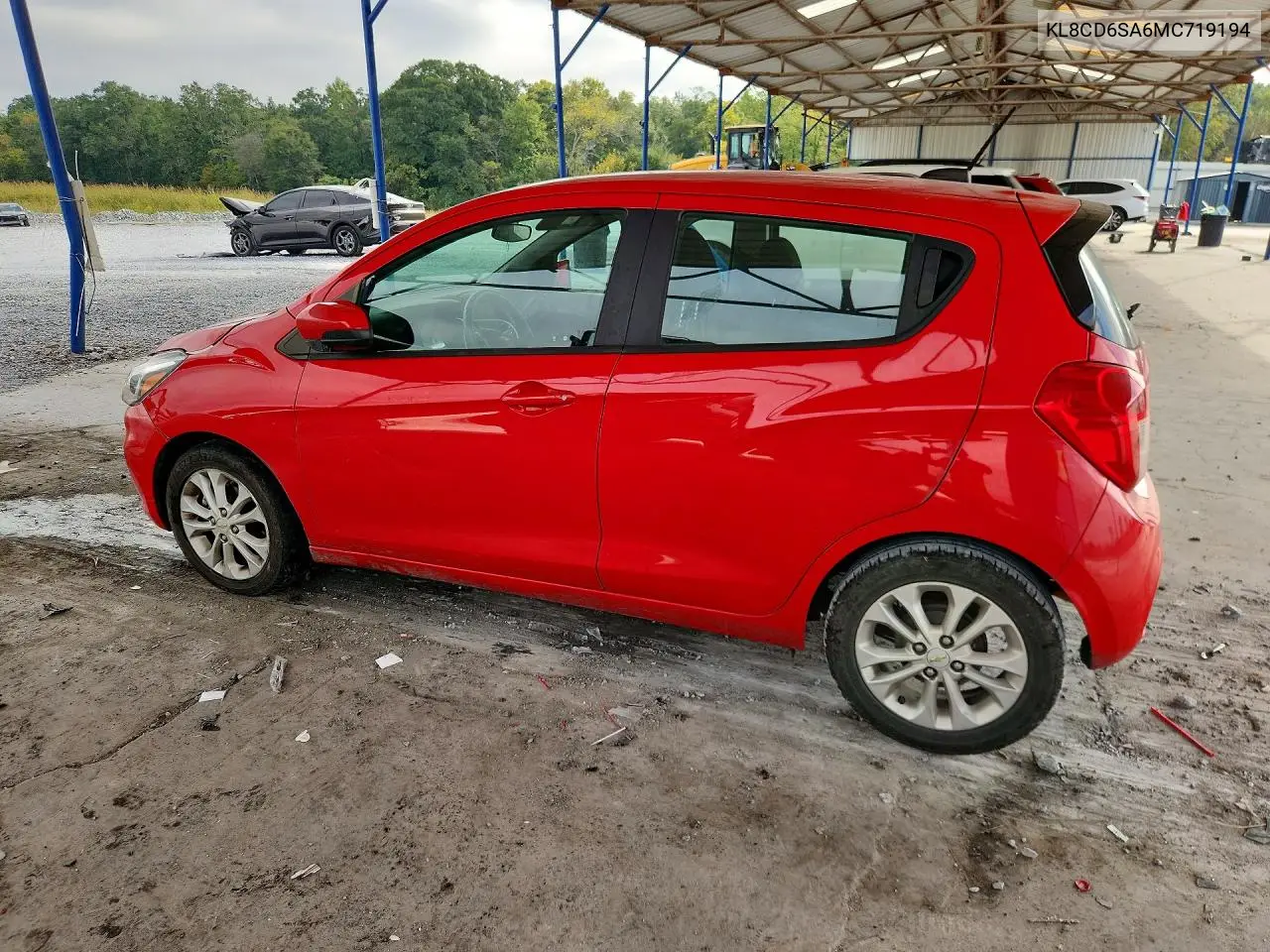 2021 CHEVROLET SPARK VIN KL8CD6SA6MC719194 — фото 2