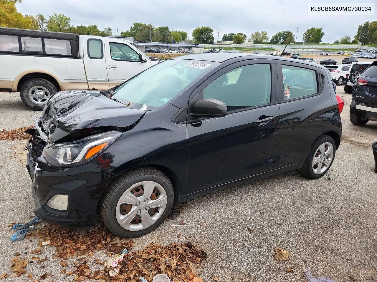 CHEVROLET SPARK 2021, VIN KL8CB6SA9MC730034