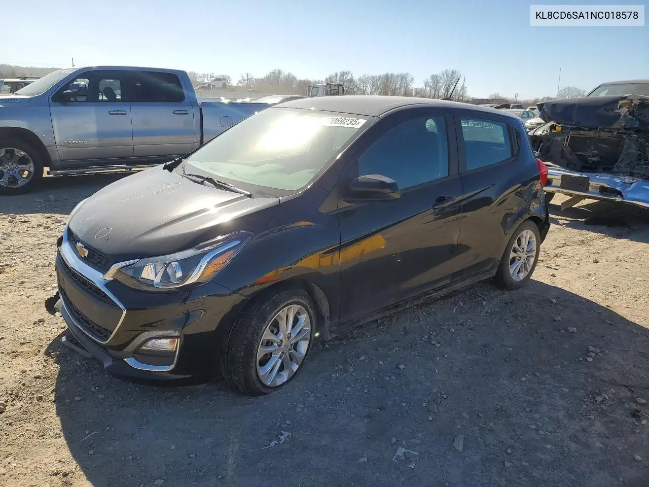 CHEVROLET SPARK 2022, VIN KL8CD6SA1NC018578