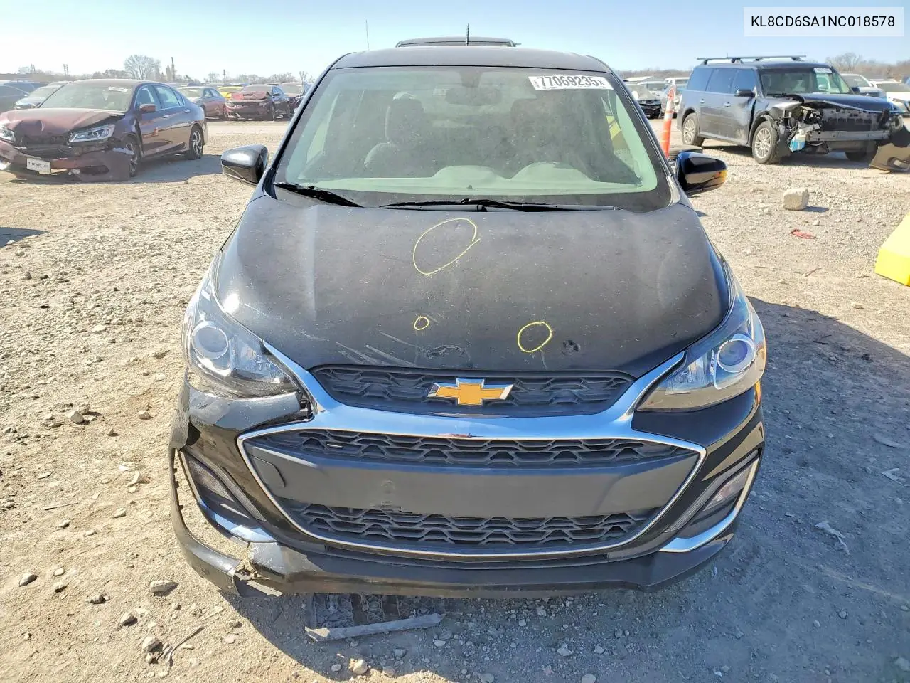 2022 CHEVROLET SPARK VIN KL8CD6SA1NC018578 — фото 5