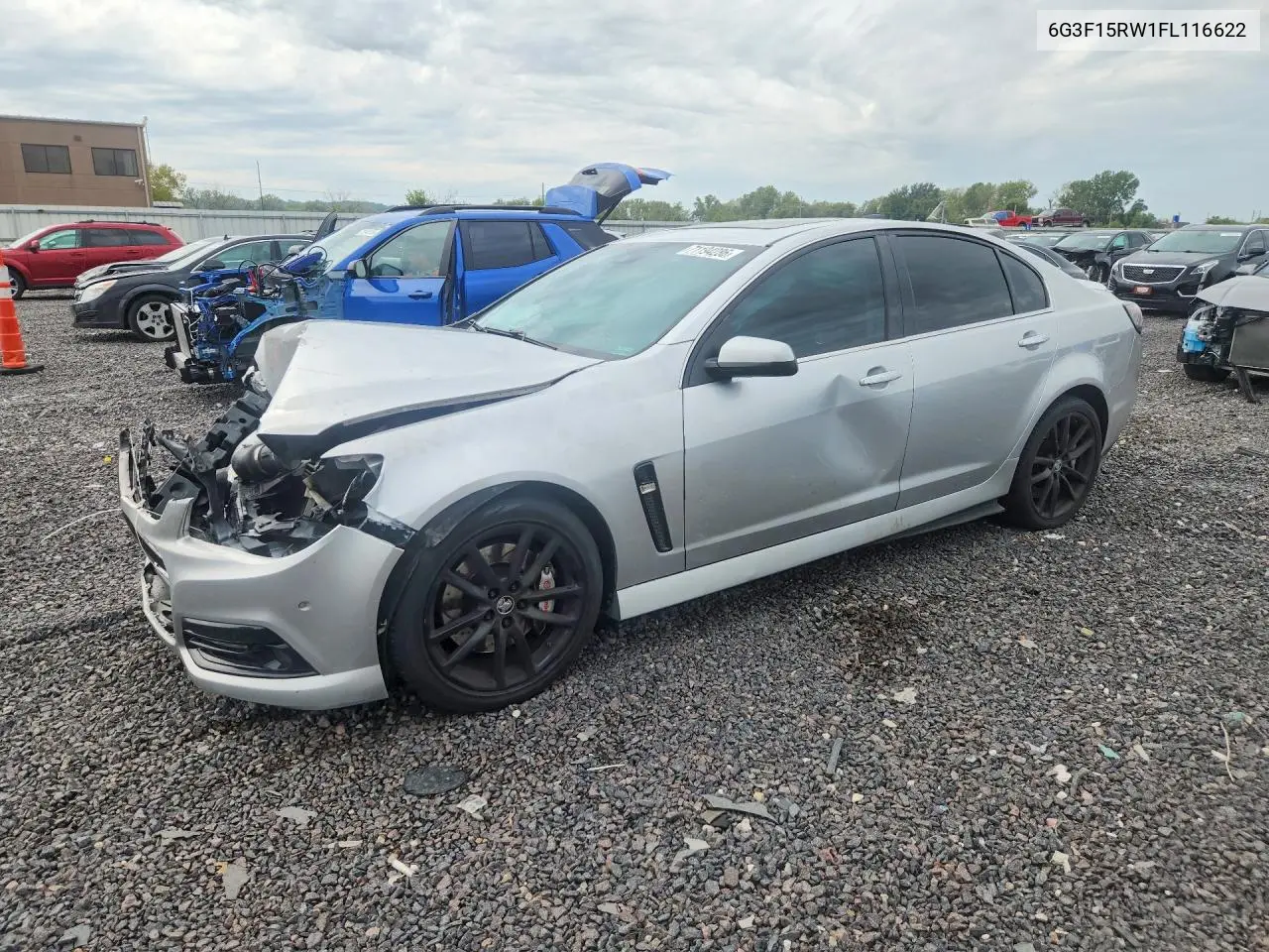 CHEVROLET SS 2015, VIN 6G3F15RW1FL116622
