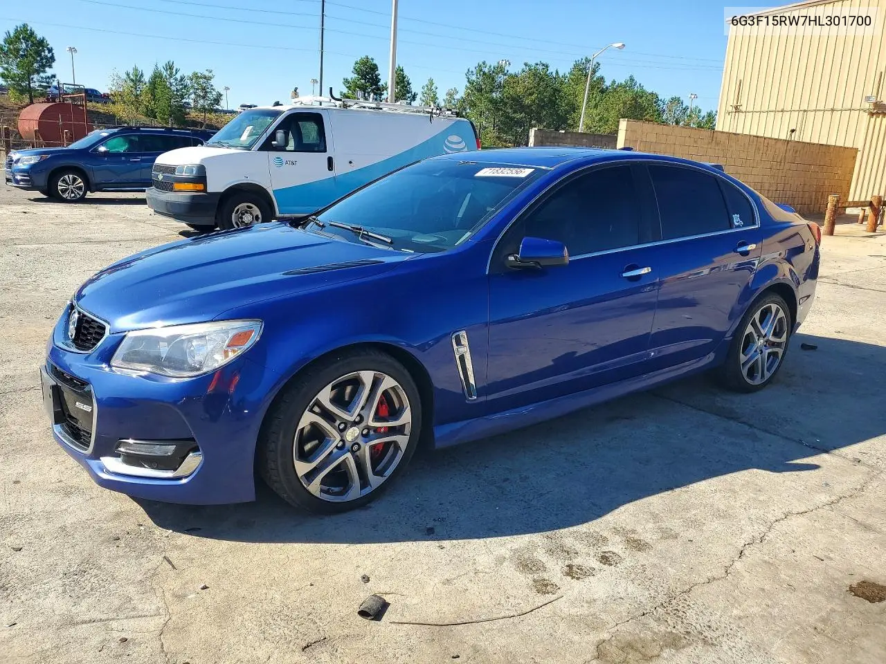 CHEVROLET SS 2017, VIN 6G3F15RW7HL301700