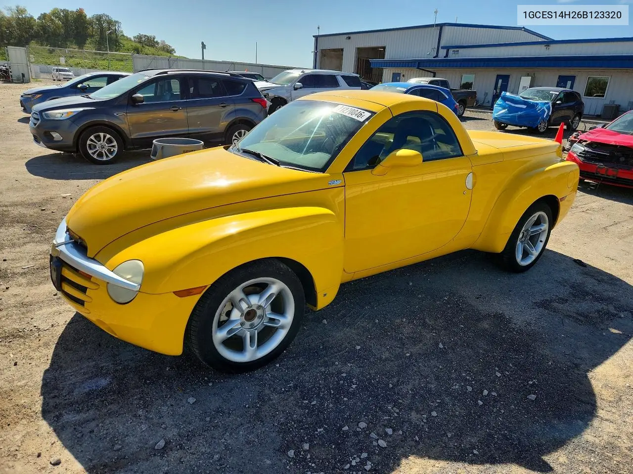 CHEVROLET SSR 2006, VIN 1GCES14H26B123320