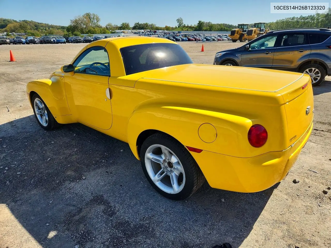 2006 CHEVROLET SSR VIN 1GCES14H26B123320 — фото 2