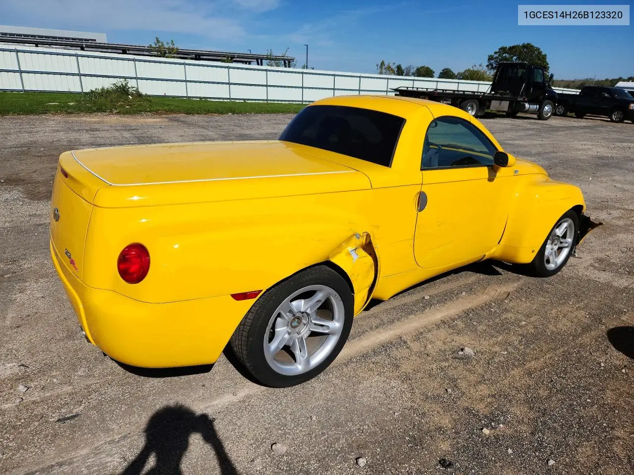 2006 CHEVROLET SSR VIN 1GCES14H26B123320 — фото 3