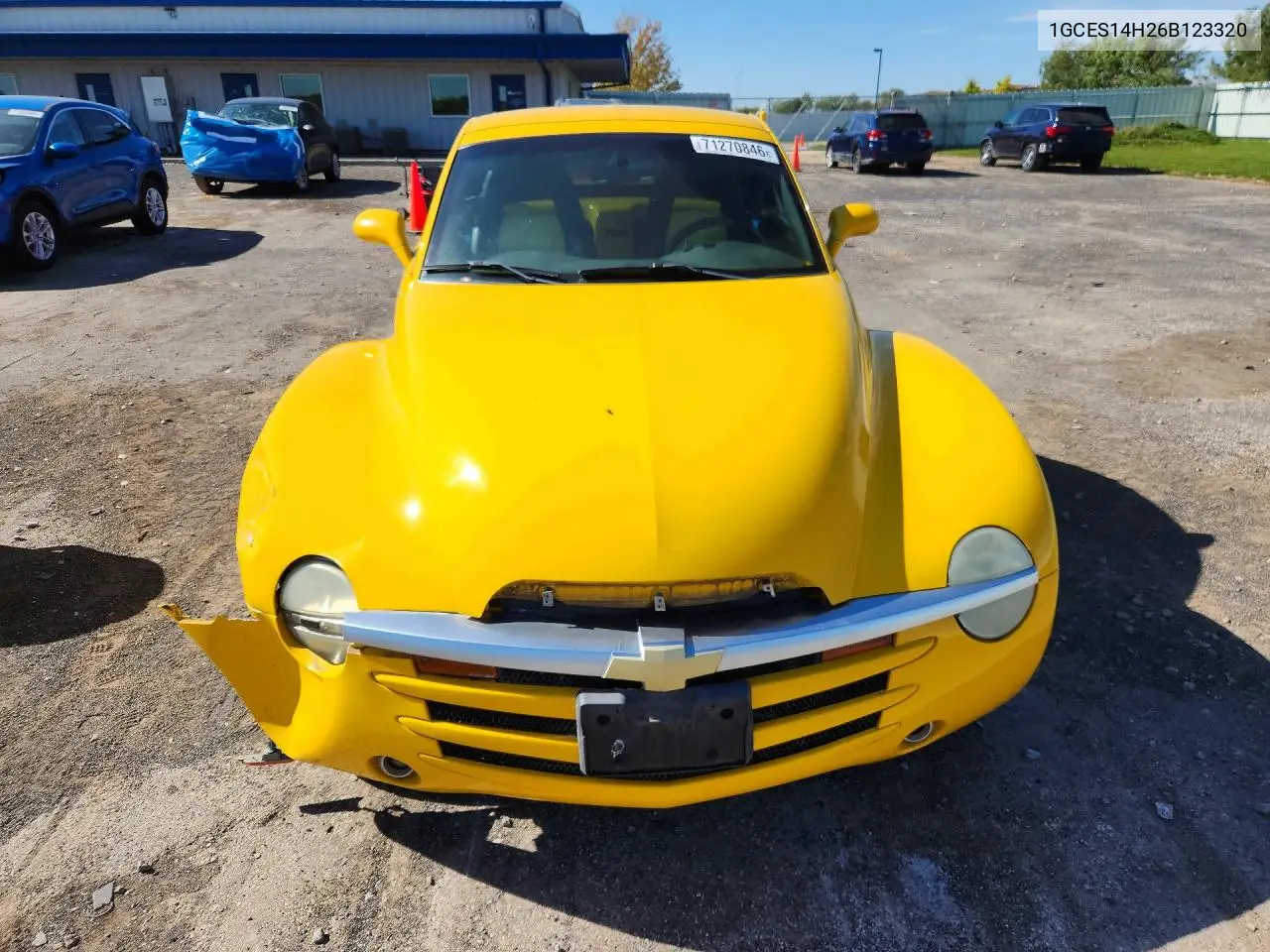 2006 CHEVROLET SSR VIN 1GCES14H26B123320 — фото 5
