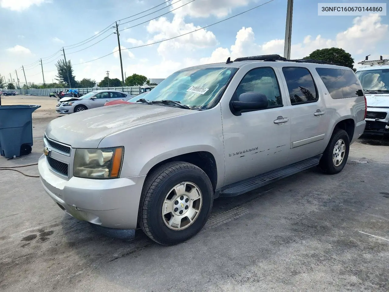 CHEVROLET SUBURBAN 2007, VIN 3GNFC16067G144860