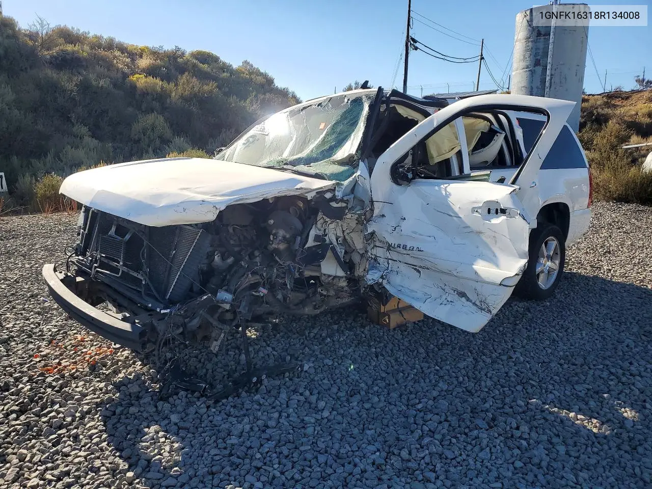 CHEVROLET SUBURBAN 2008, VIN 1GNFK16318R134008