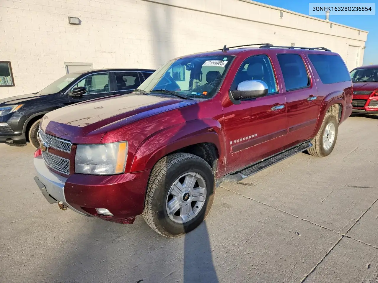 CHEVROLET SUBURBAN 2008, VIN 3GNFK16328G236854