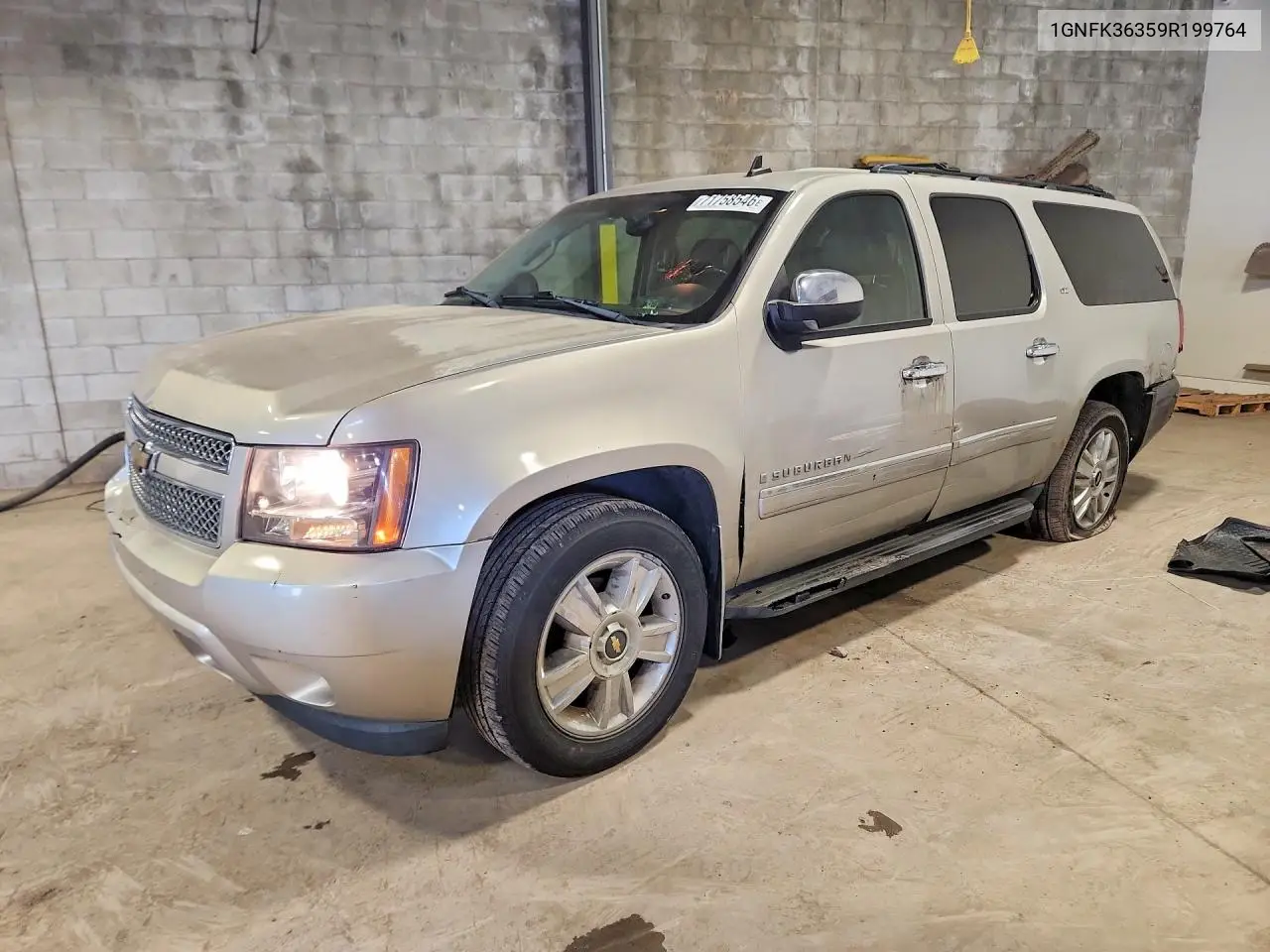 CHEVROLET SUBURBAN 2009, VIN 1GNFK36359R199764
