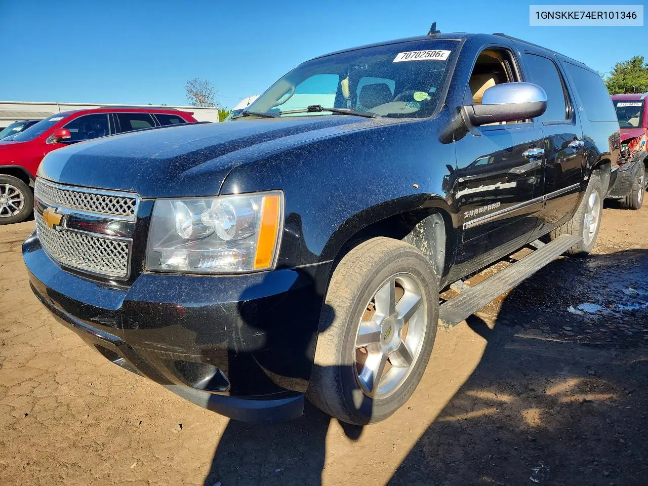 CHEVROLET SUBURBAN 2014, VIN 1GNSKKE74ER101346