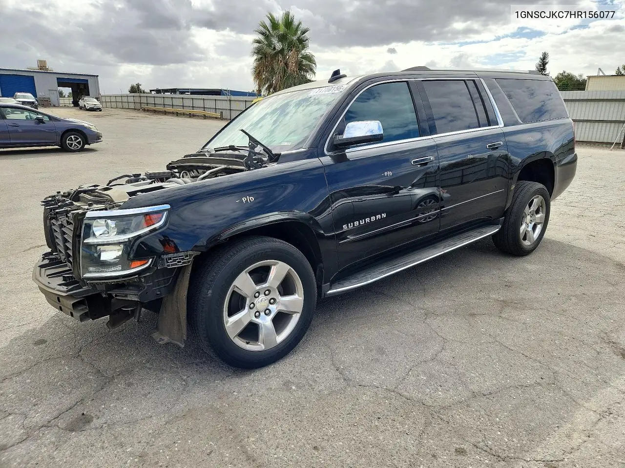 CHEVROLET SUBURBAN 2017, VIN 1GNSCJKC7HR156077