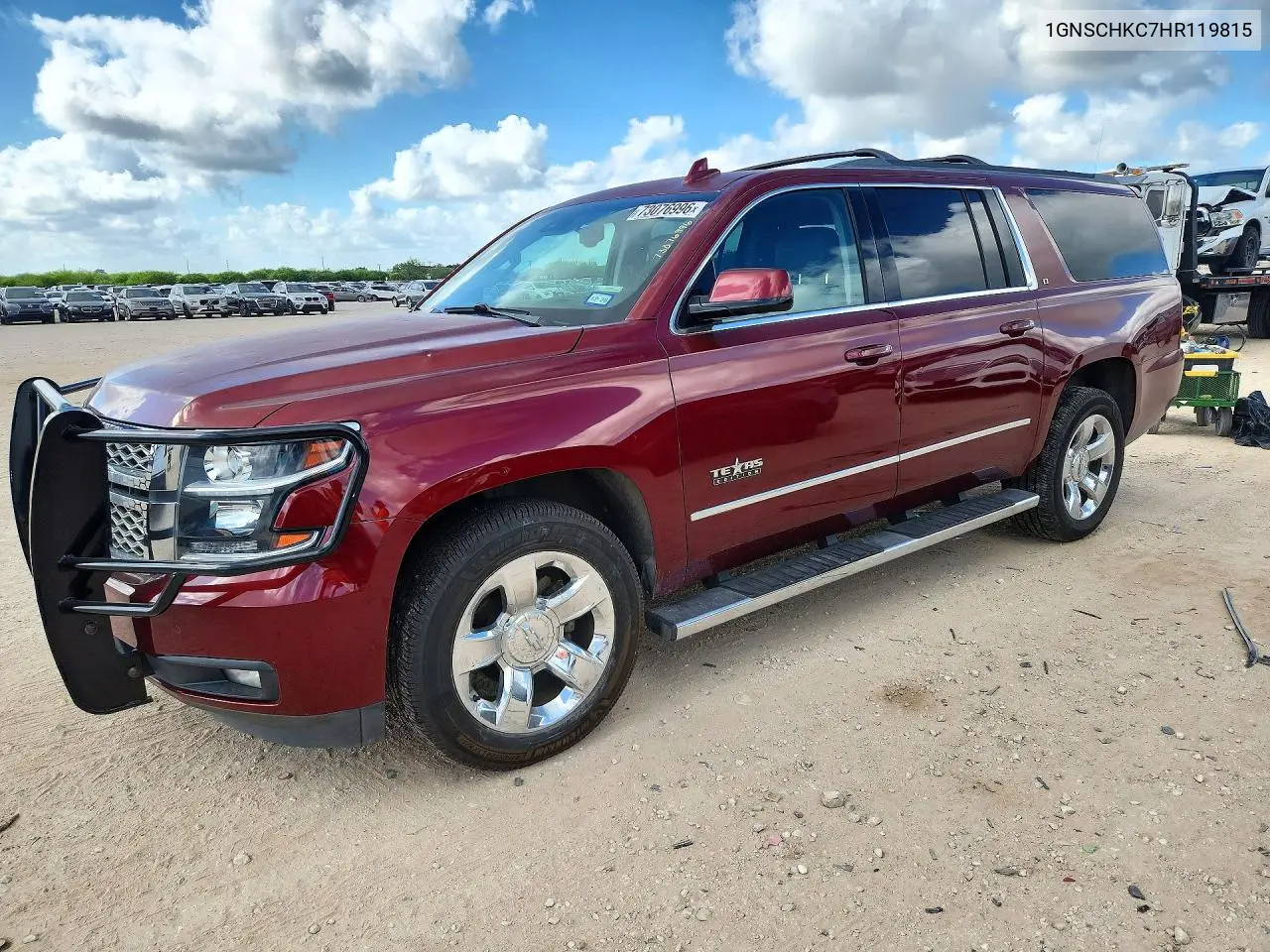 CHEVROLET SUBURBAN 2017, VIN 1GNSCHKC7HR119815