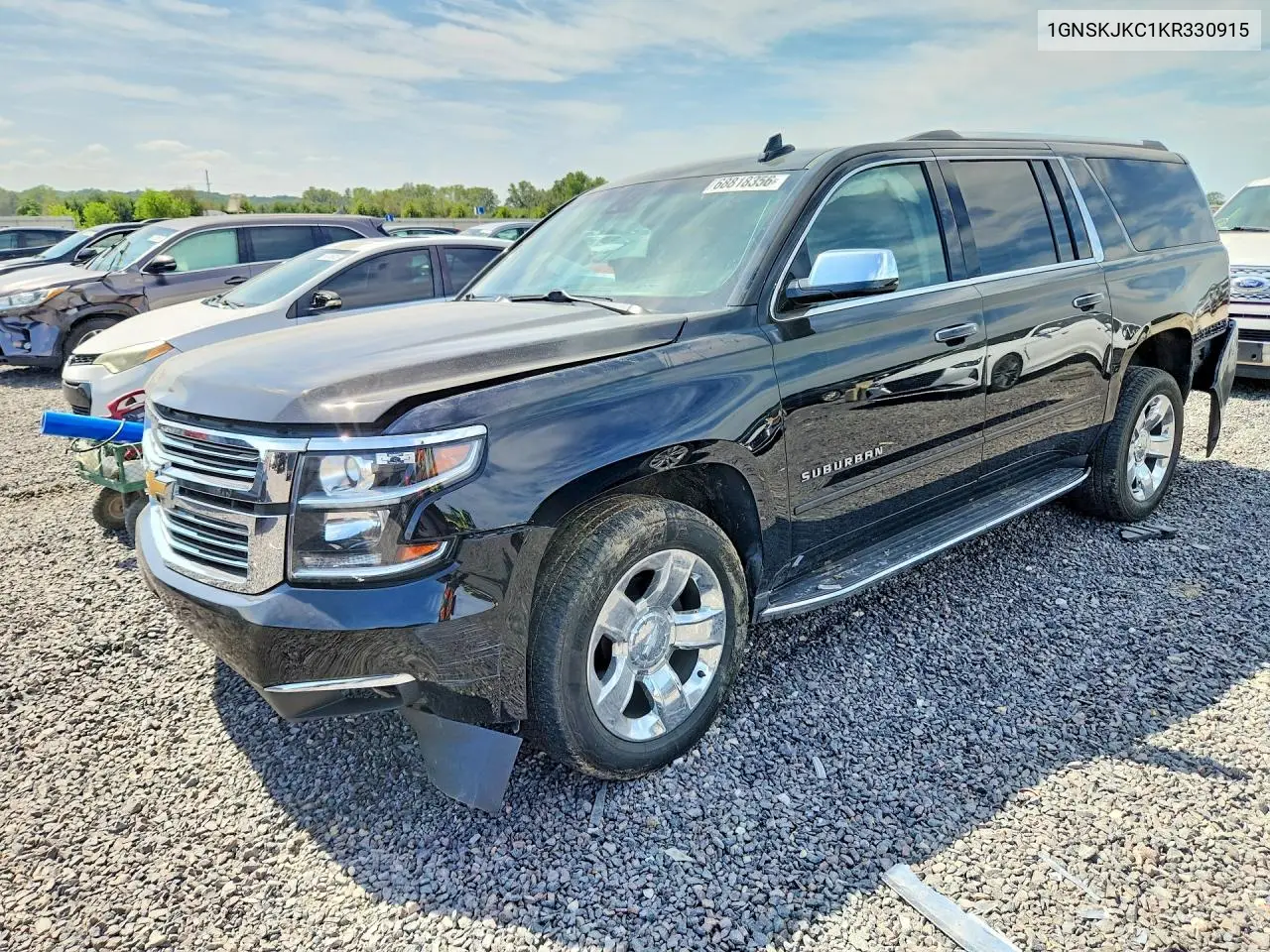 CHEVROLET SUBURBAN 2019, VIN 1GNSKJKC1KR330915