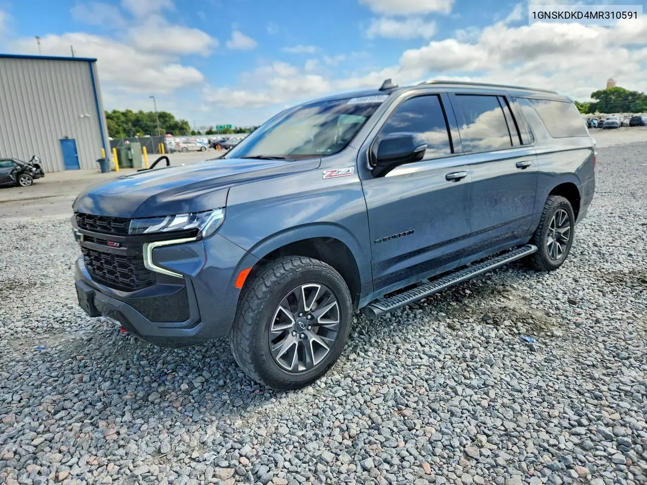 CHEVROLET SUBURBAN 2021, VIN 1GNSKDKD4MR310591