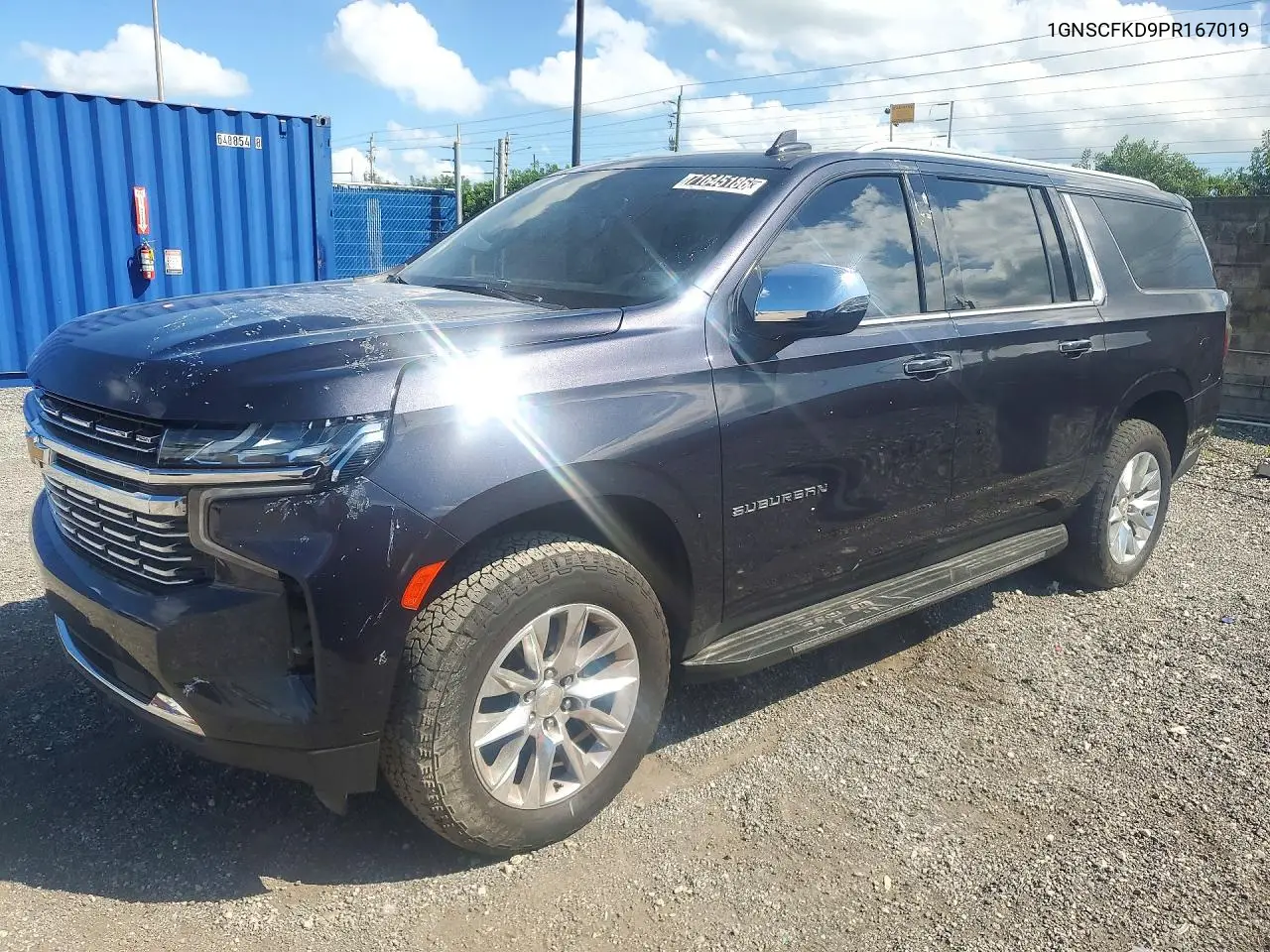 CHEVROLET SUBURBAN 2023, VIN 1GNSCFKD9PR167019