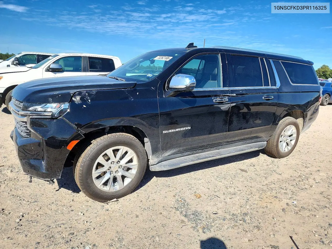 CHEVROLET SUBURBAN 2023, VIN 1GNSCFKD3PR116325
