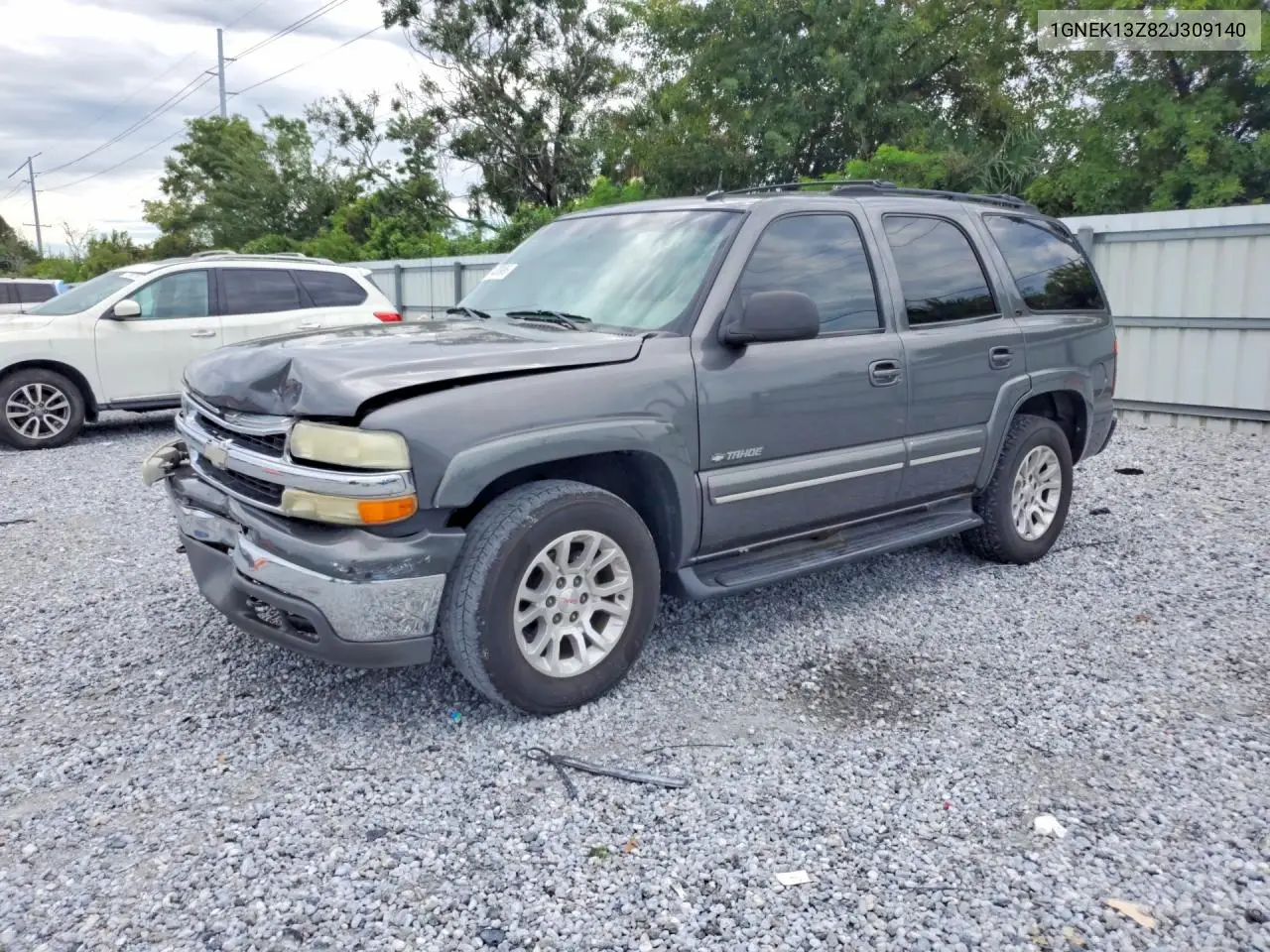 CHEVROLET TAHOE 2002, VIN 1GNEK13Z82J309140