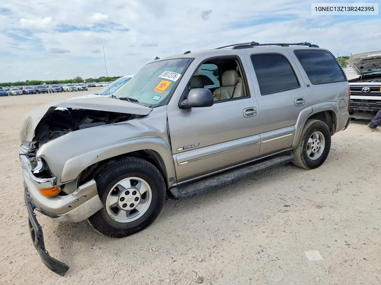 CHEVROLET TAHOE 2003, VIN 1GNEC13Z13R242395
