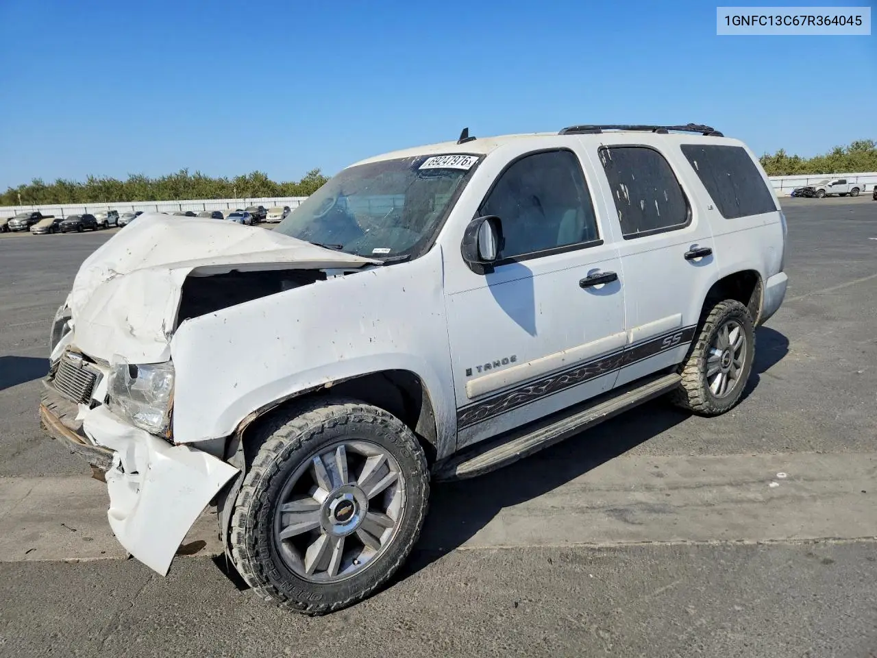 CHEVROLET TAHOE 2007, VIN 1GNFC13C67R364045