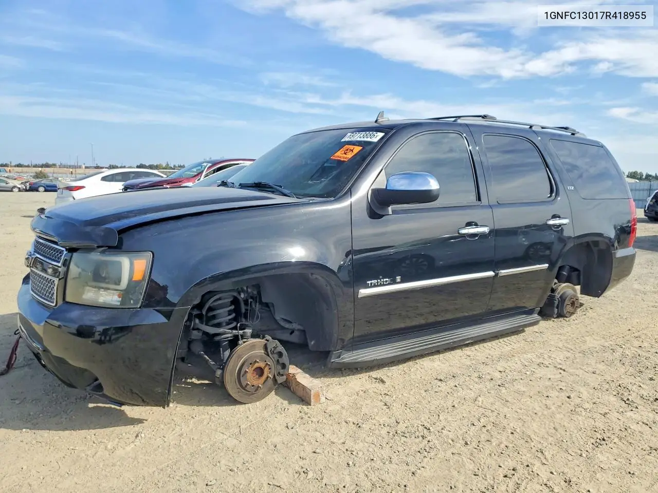 CHEVROLET TAHOE 2007, VIN 1GNFC13017R418955