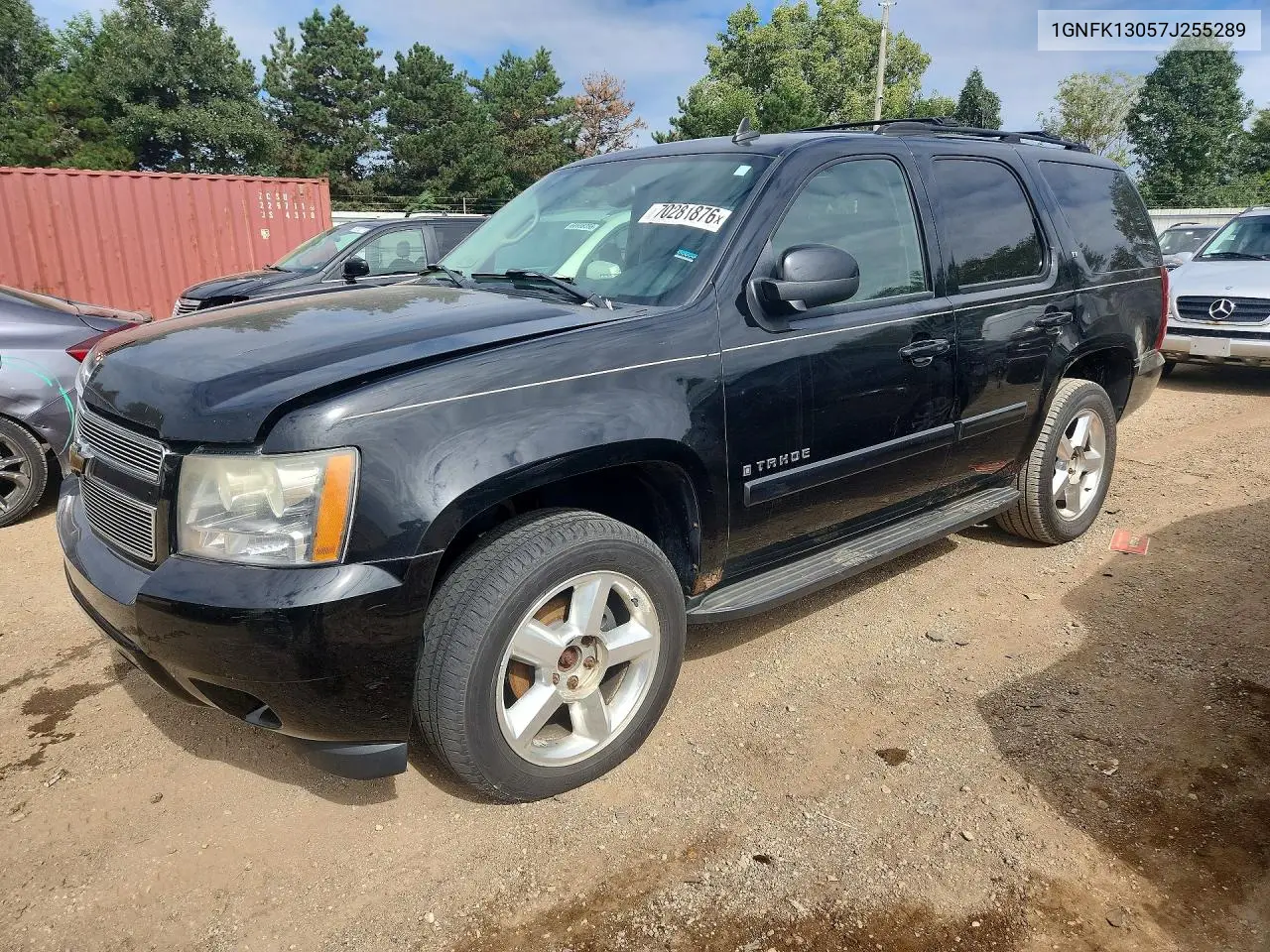 CHEVROLET TAHOE 2007, VIN 1GNFK13057J255289