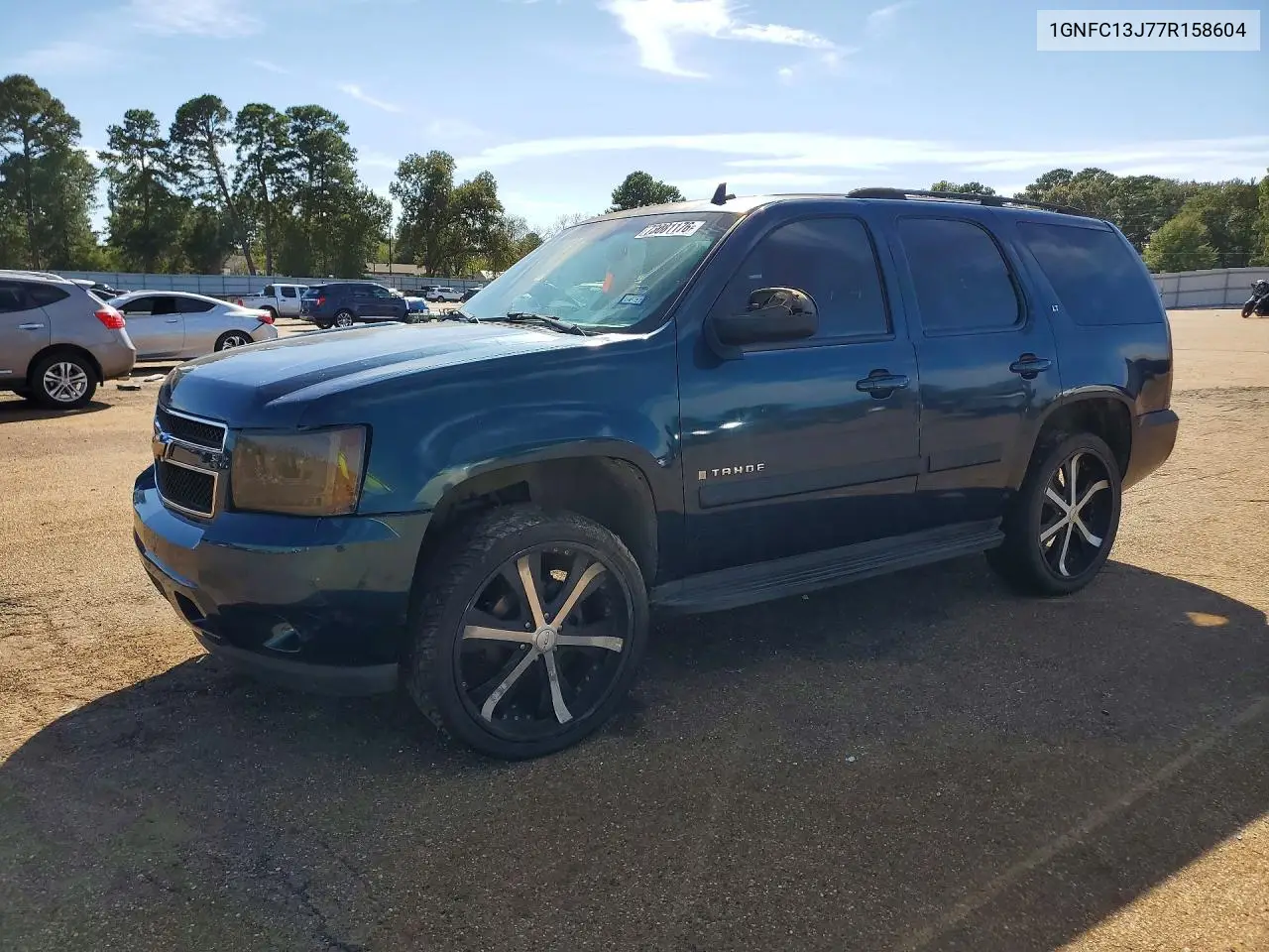 CHEVROLET TAHOE 2007, VIN 1GNFC13J77R158604