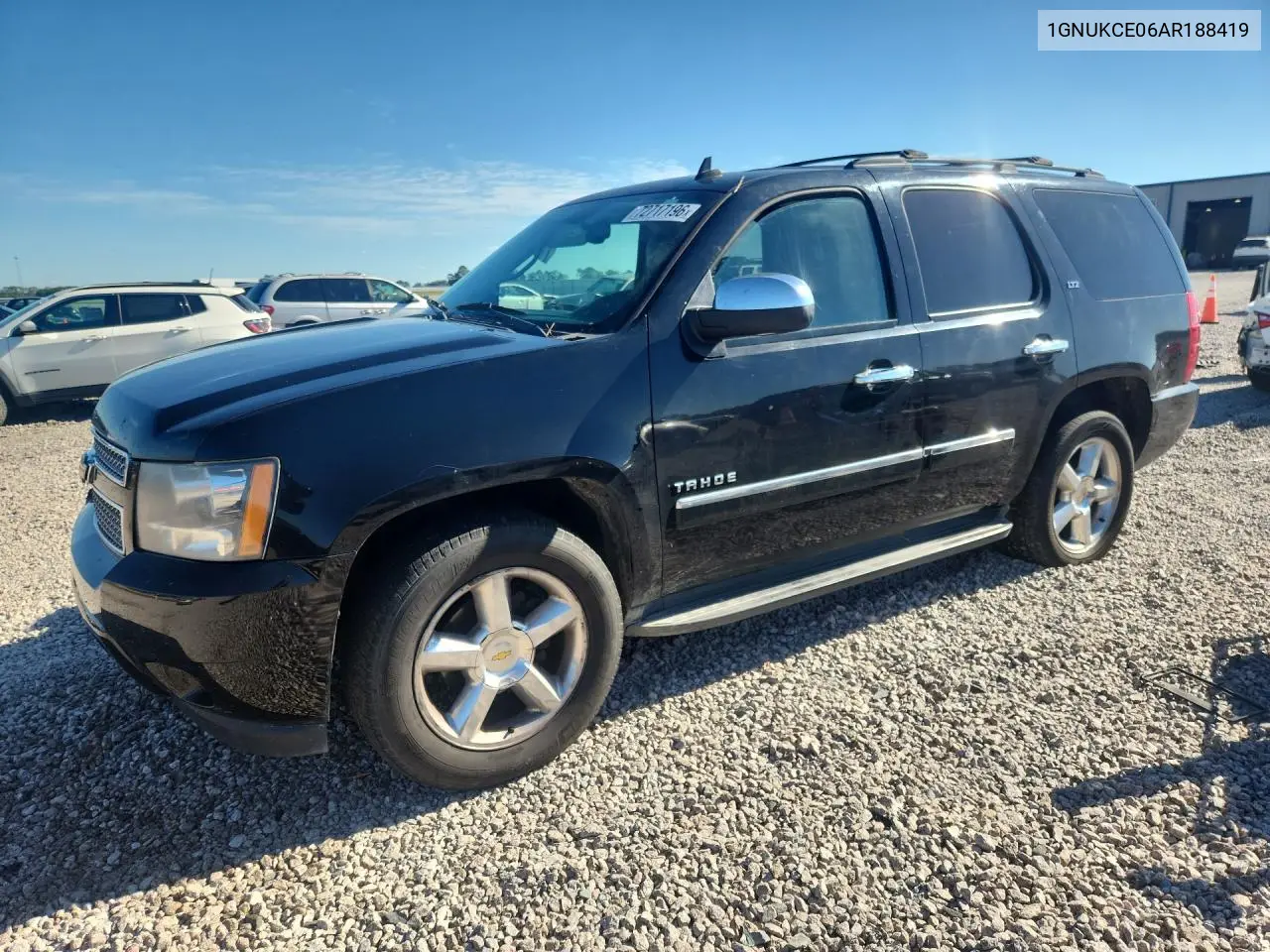 CHEVROLET TAHOE 2010, VIN 1GNUKCE06AR188419