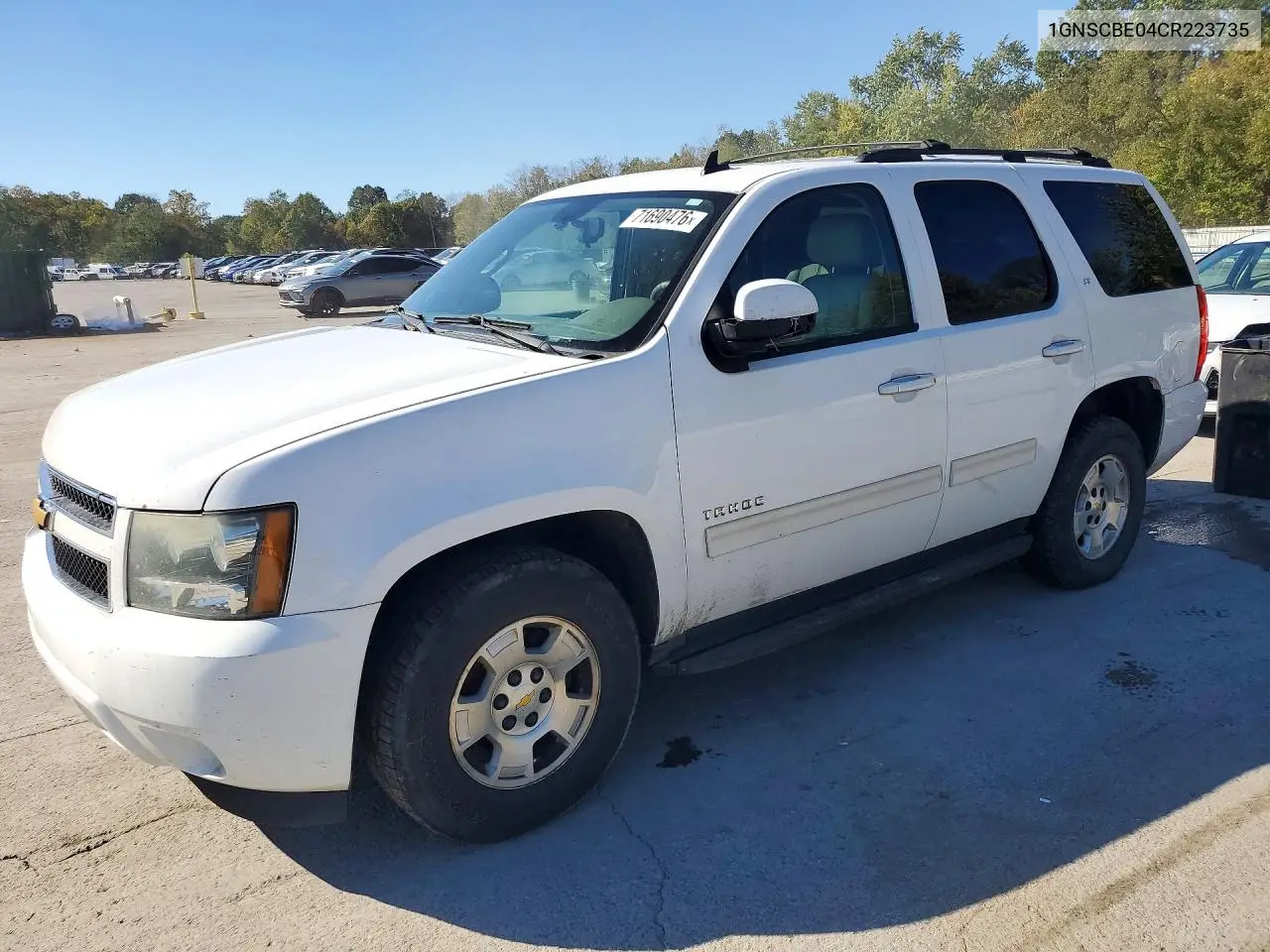CHEVROLET TAHOE 2012, VIN 1GNSCBE04CR223735