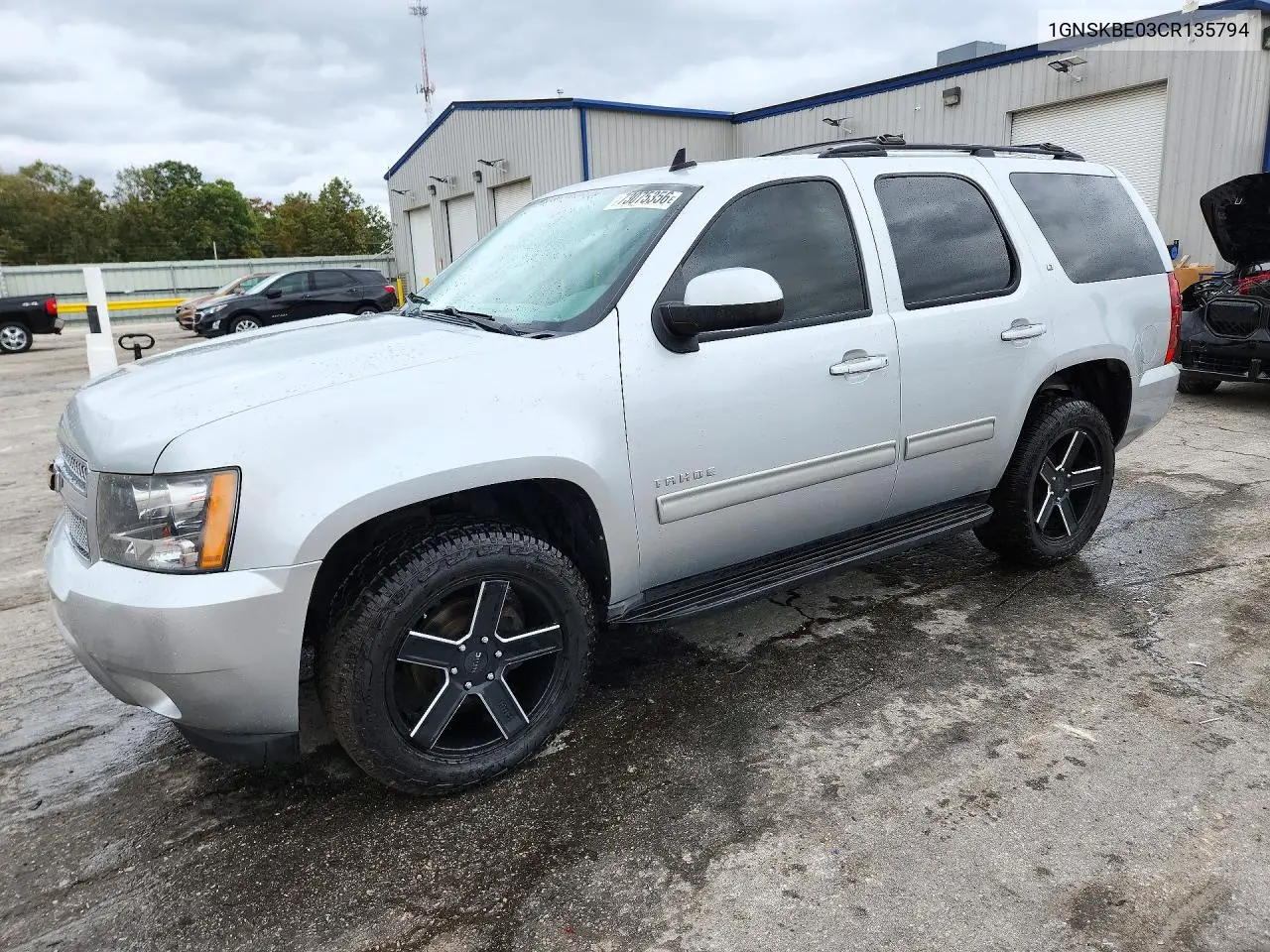 CHEVROLET TAHOE 2012, VIN 1GNSKBE03CR135794
