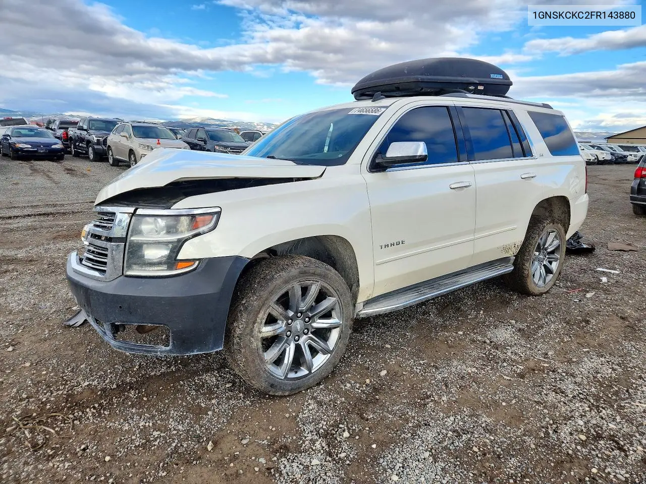 CHEVROLET TAHOE 2015, VIN 1GNSKCKC2FR143880