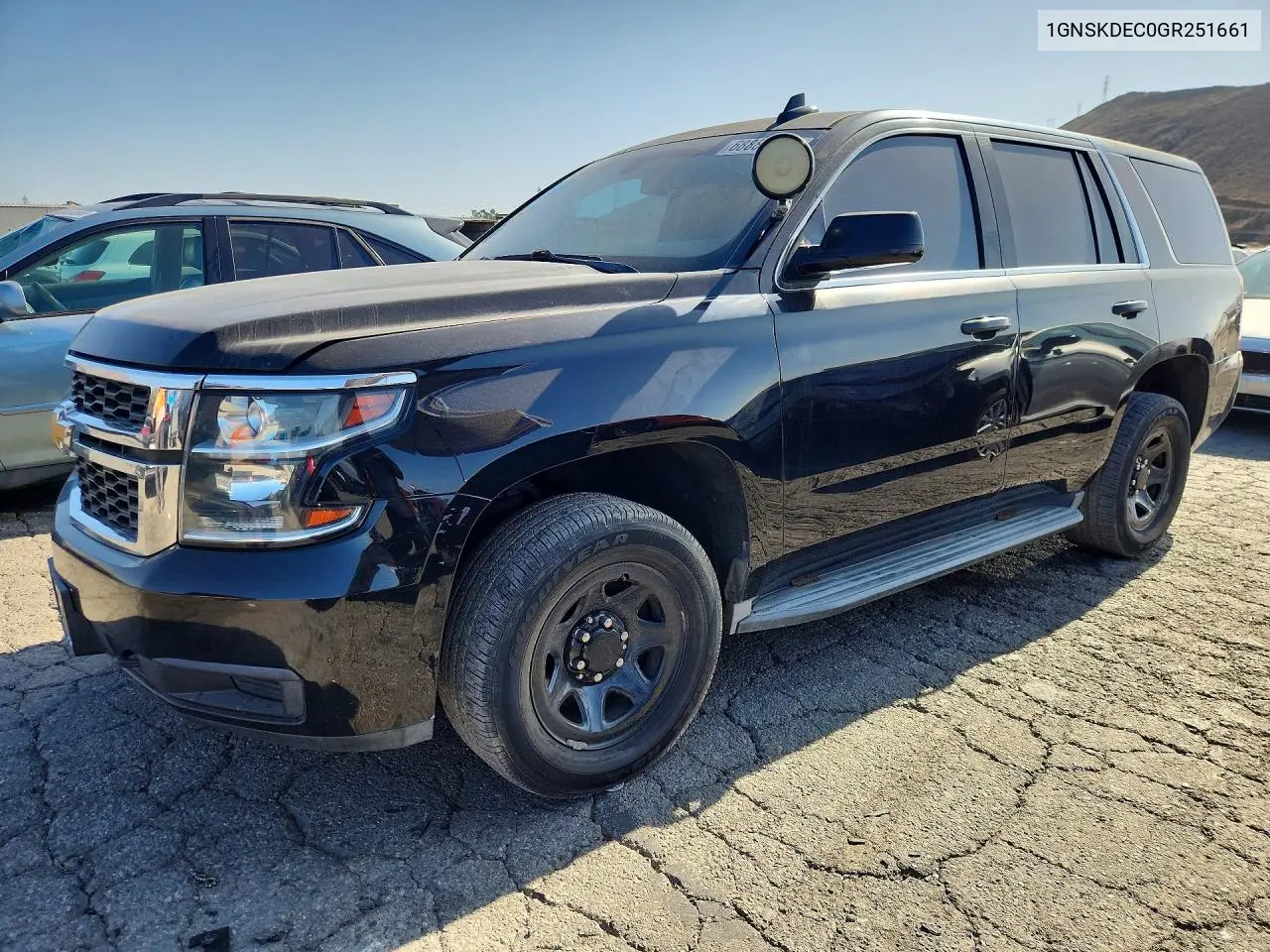 CHEVROLET TAHOE 2016, VIN 1GNSKDEC0GR251661