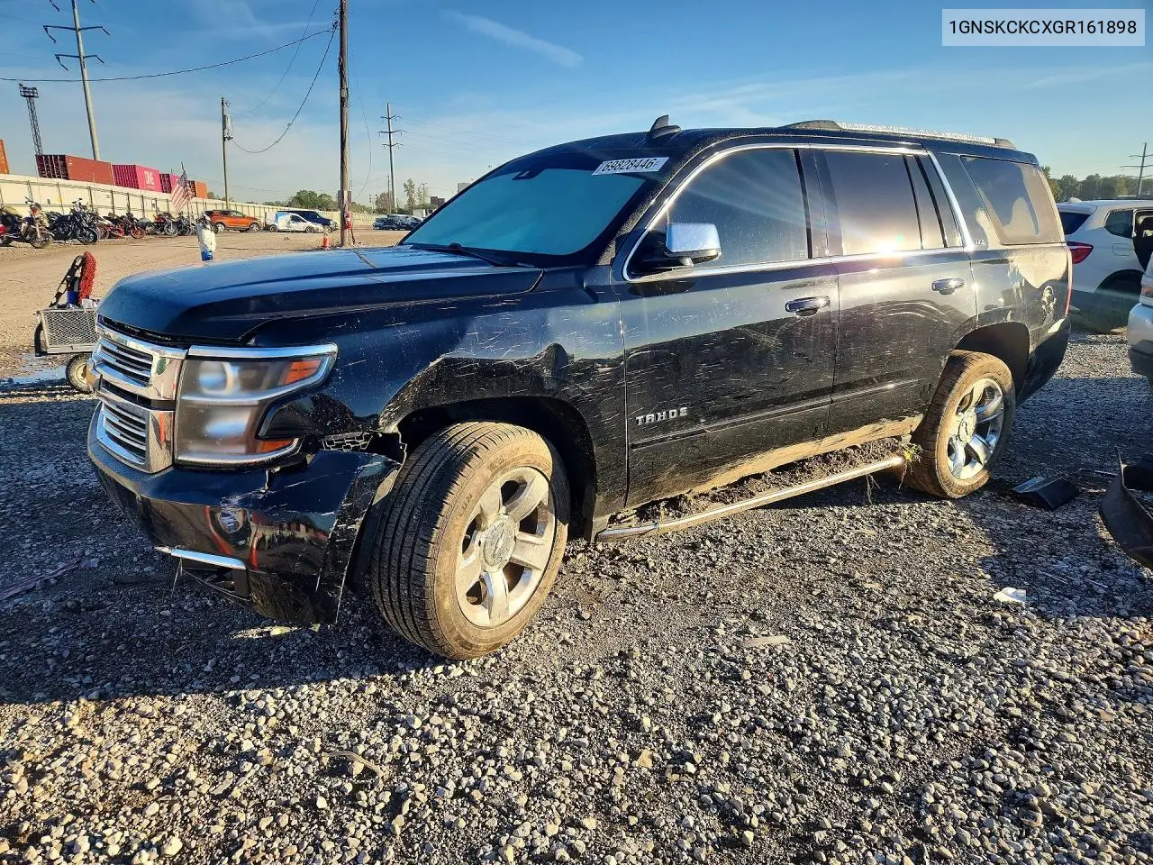 CHEVROLET TAHOE 2016, VIN 1GNSKCKCXGR161898