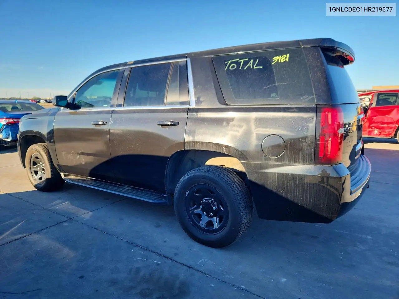 2017 CHEVROLET TAHOE VIN 1GNLCDEC1HR219577 — фото 2