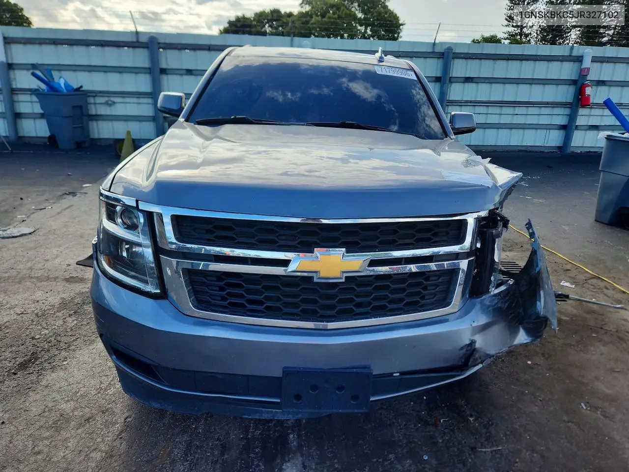 2018 CHEVROLET TAHOE VIN 1GNSKBKC5JR327102 — фото 5