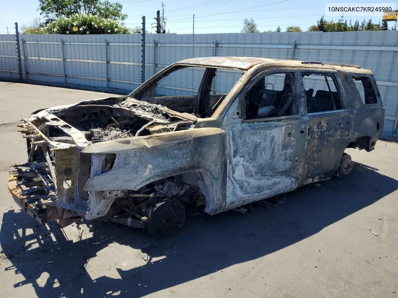 CHEVROLET TAHOE 2019, VIN 1GNSCAKC7KR245980