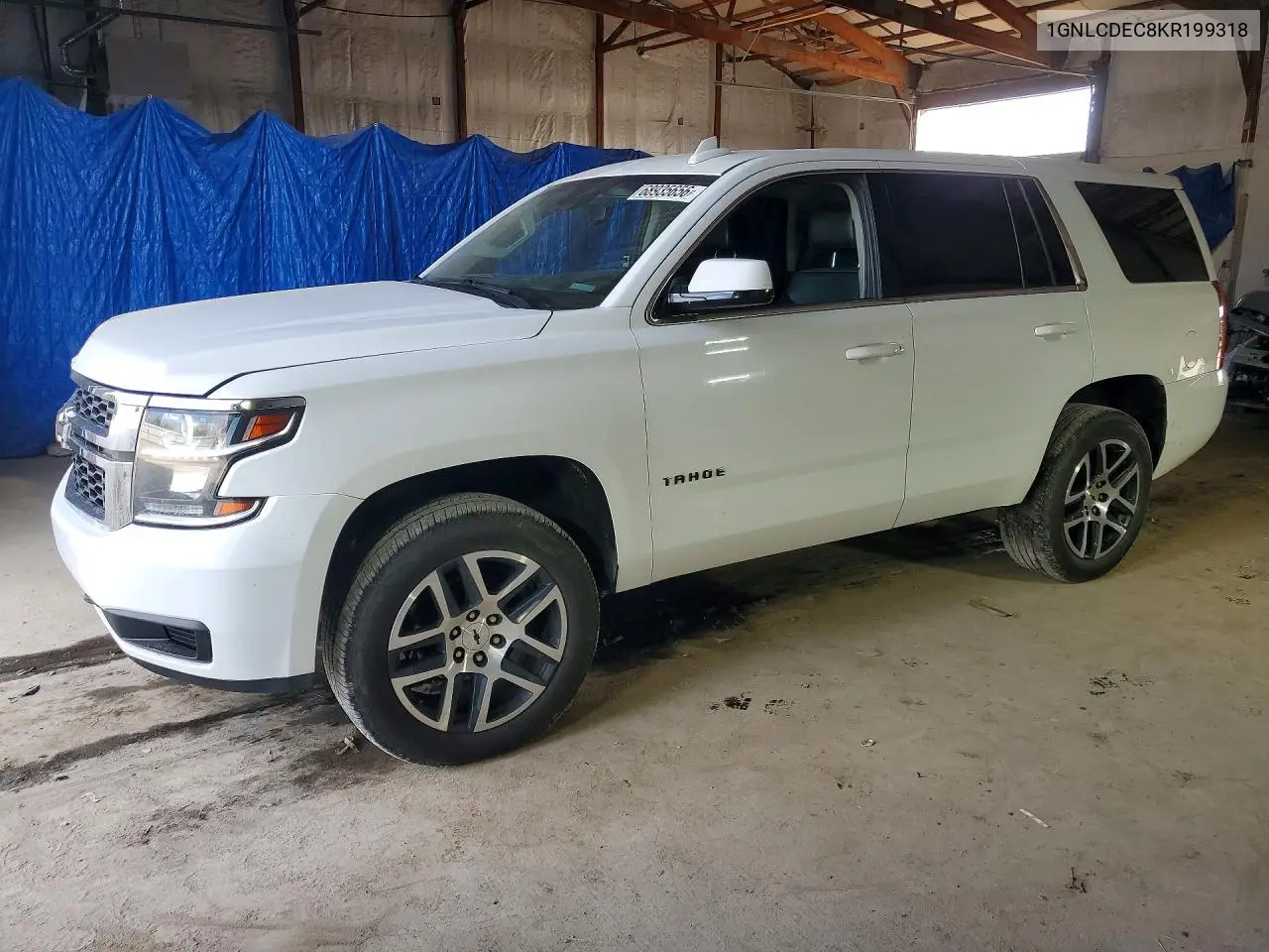 CHEVROLET TAHOE 2019, VIN 1GNLCDEC8KR199318