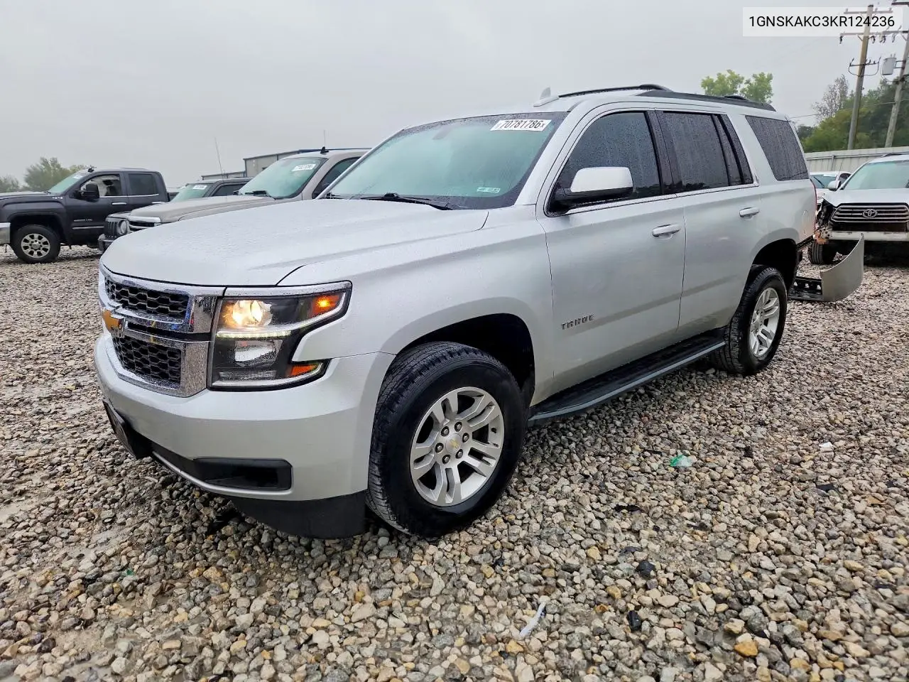 CHEVROLET TAHOE 2019, VIN 1GNSKAKC3KR124236