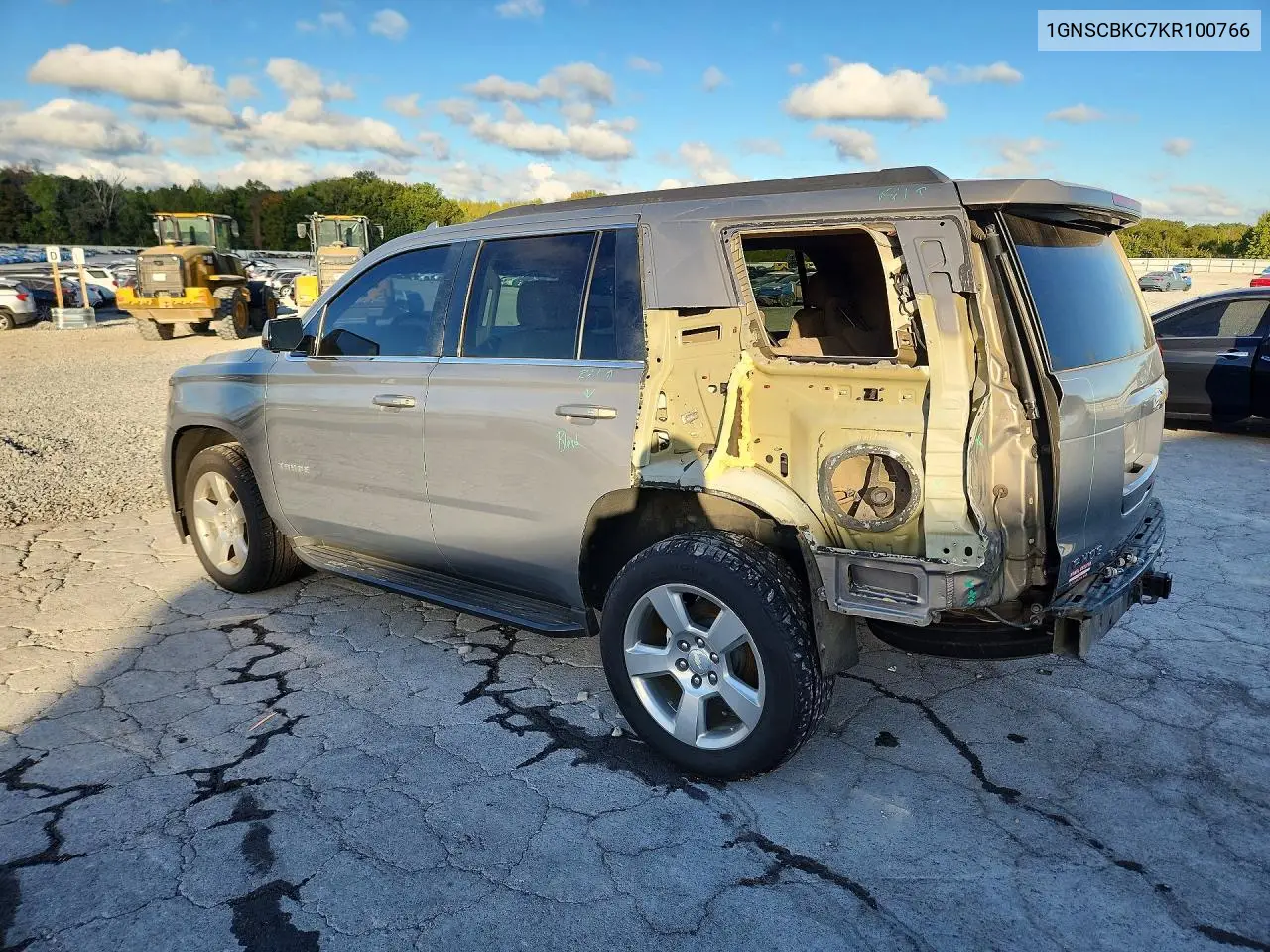 2019 CHEVROLET TAHOE VIN 1GNSCBKC7KR100766 — фото 2