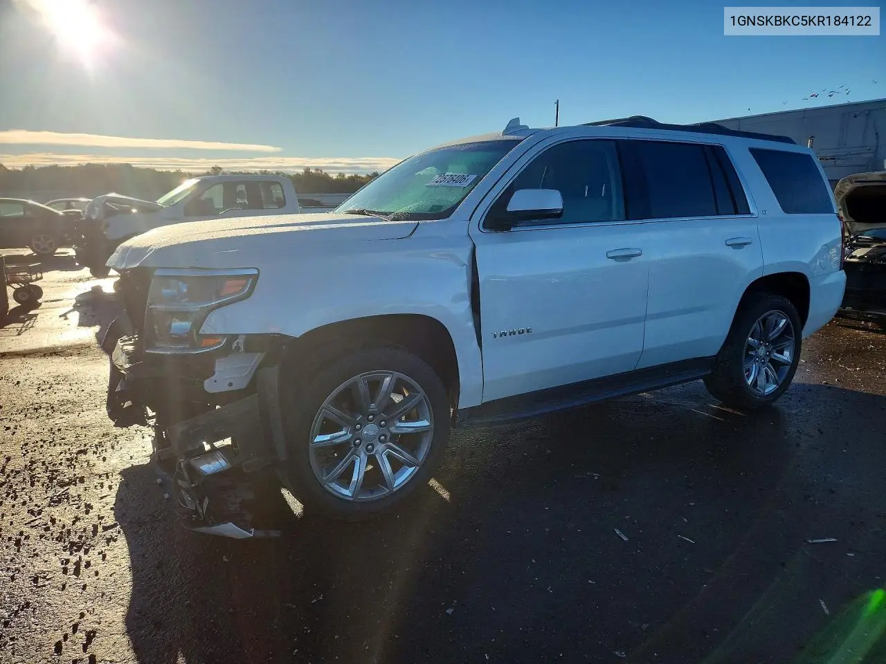 CHEVROLET TAHOE 2019, VIN 1GNSKBKC5KR184122