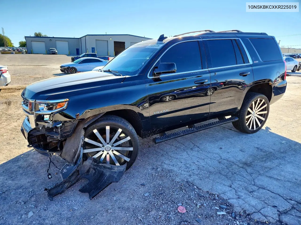 CHEVROLET TAHOE 2019, VIN 1GNSKBKCXKR225019