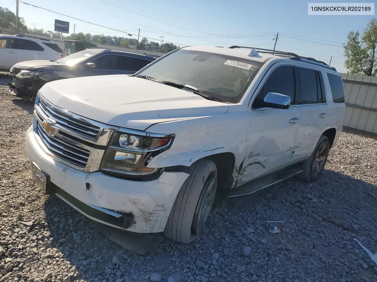 CHEVROLET TAHOE 2020, VIN 1GNSKCKC9LR202189