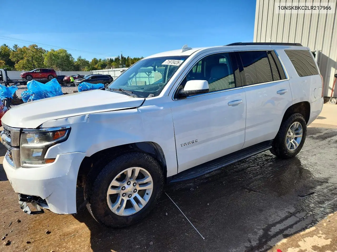 CHEVROLET TAHOE 2020, VIN 1GNSKBKC2LR217966