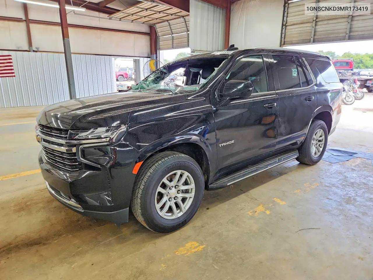 CHEVROLET TAHOE 2021, VIN 1GNSCNKD3MR173419