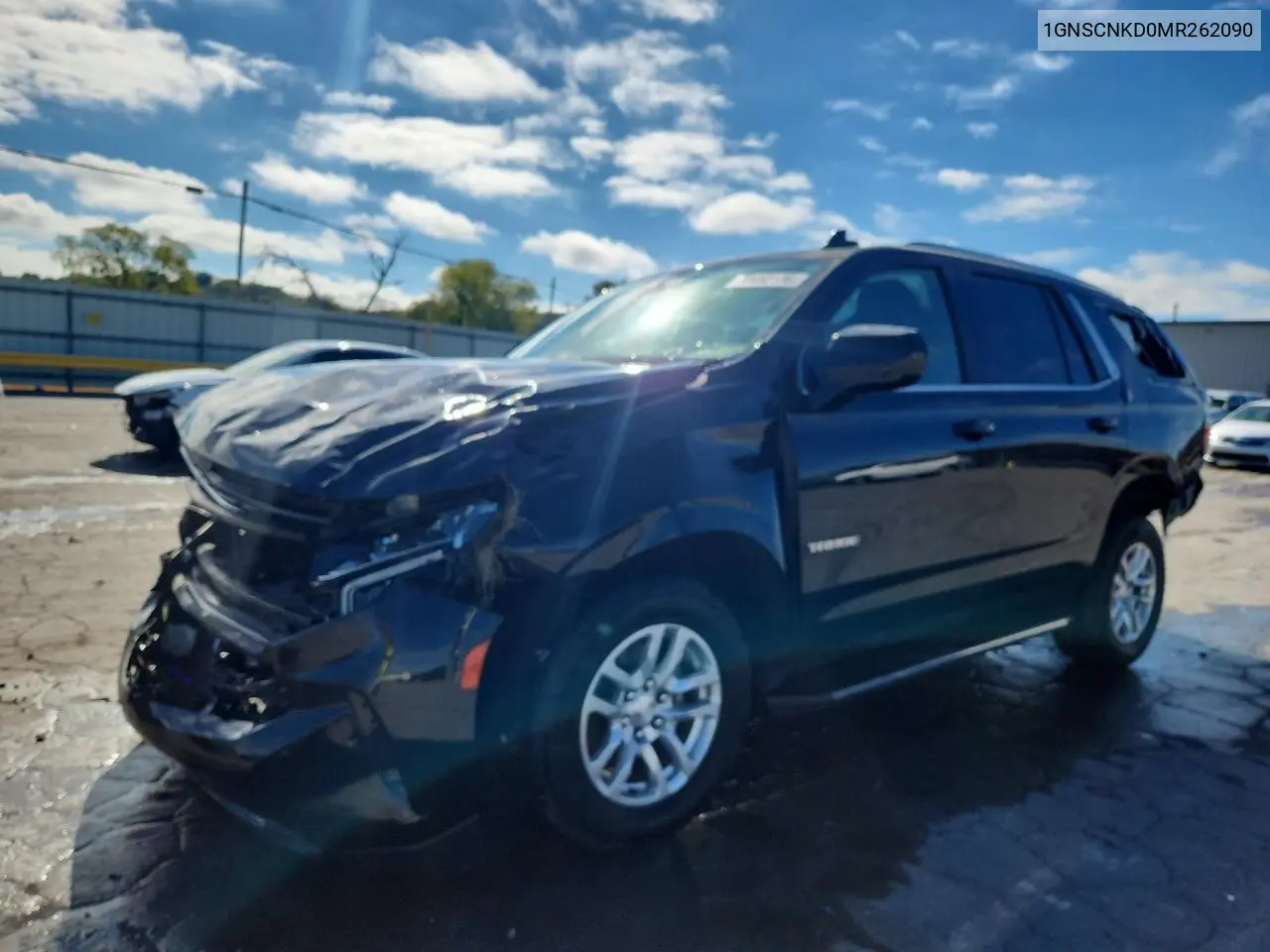 CHEVROLET TAHOE 2021, VIN 1GNSCNKD0MR262090