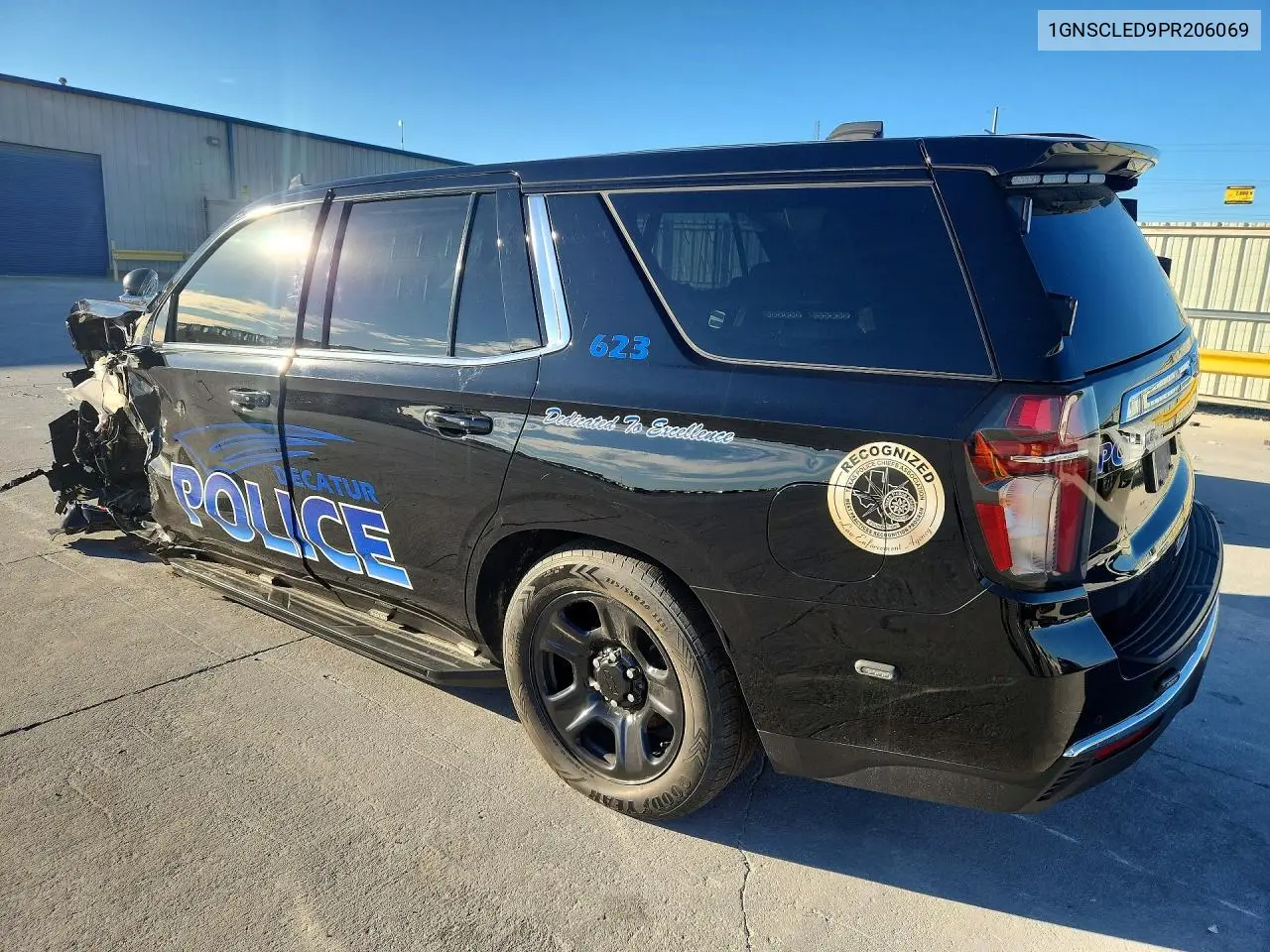 2023 CHEVROLET TAHOE VIN 1GNSCLED9PR206069 — фото 2