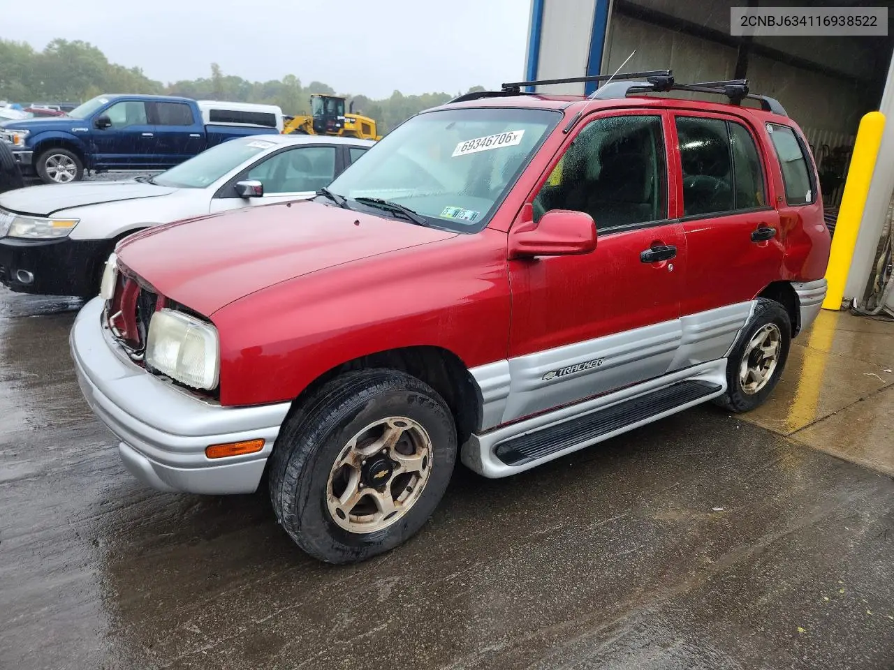 CHEVROLET TRACKER 2001, VIN 2CNBJ634116938522