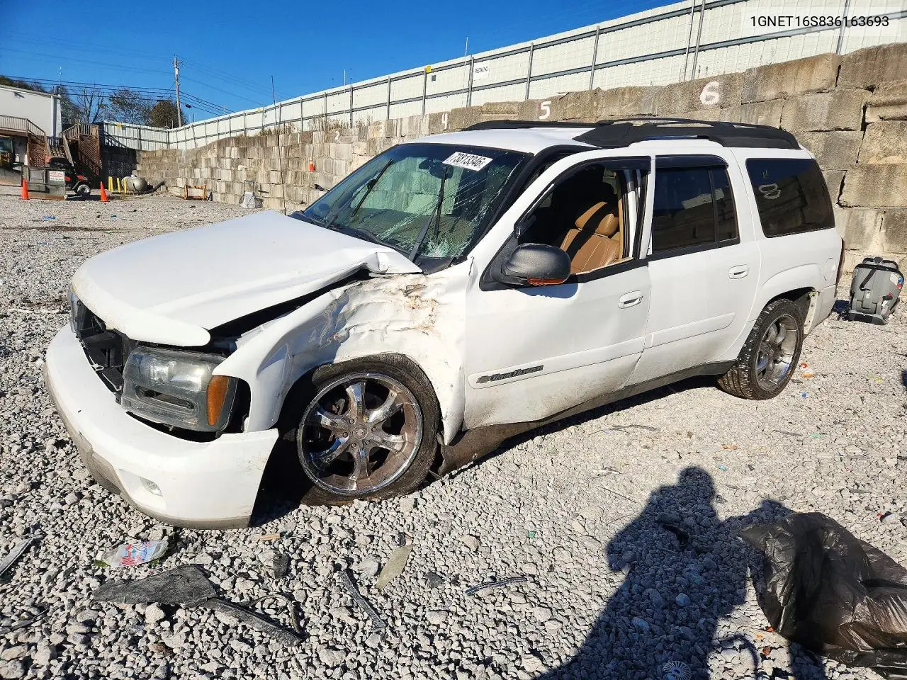 CHEVROLET TRAILBLAZER 2003, VIN 1GNET16S836163693